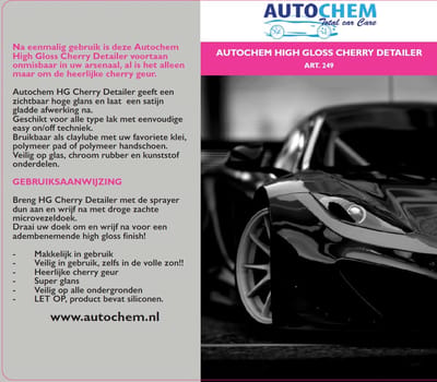 Autochem High Gloss Cherry Detailer - 500 ml.