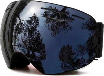 Bovista Skibril - Ski Zonnebril - Wintersport - UV-Bescherming - Winddicht - Ski Gadgets - Dames & Heren - Zwart