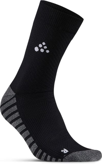 Hoge sport sokken met antislip - Progress - Sneldrogend ademende sokken - 37/39 - Zwart