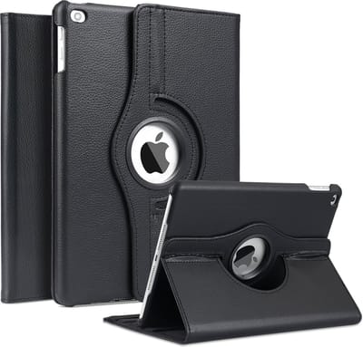 Podec - 360° PU Leather Tablet Case voor iPad 9.7 (2017/2018) – Complete Bescherming en Flexibiliteit
