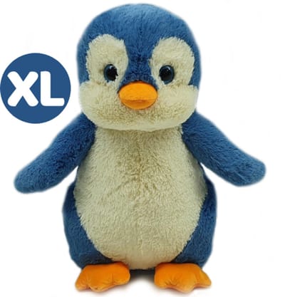 Topknuffels® Pinguin Blauw Pluche Knuffel XL 65 cm - Groot Speelgoed Knuffeldier - Knuffels voor Kinderen Jongens Meisjes