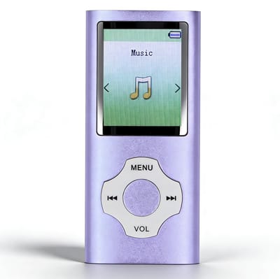 longziming -MP3-Speler - Digitale Muziekspeler - Draagbare Audio Player - 1,8 inch Kleuren LCD - Kunststof - Tot 10 Uur Speeltijd - 1 Stuk