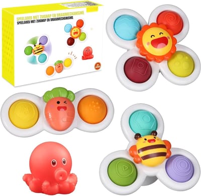 TIM® Baby Speelgoed 3 Maanden - Baby Speelgoed - Veelkleurig - 13cm x 6cm x 19cm