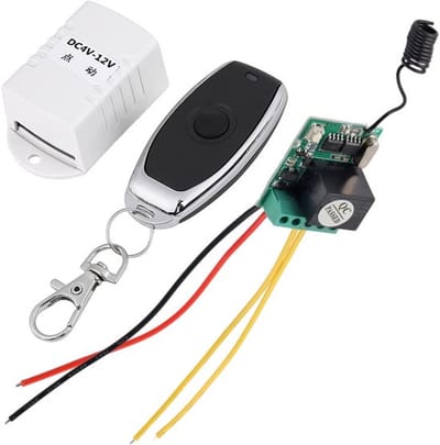 Dailygoody - Draadloze Relay Ontvanger - 12V - Ideaal voor