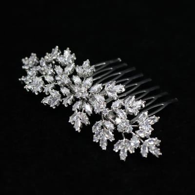 Europese en Amerikaanse Koreaanse Stijl Bruidshaaraccessoires Prinsessenkroon Bruiloft Tiara Zirkoon Haarkam