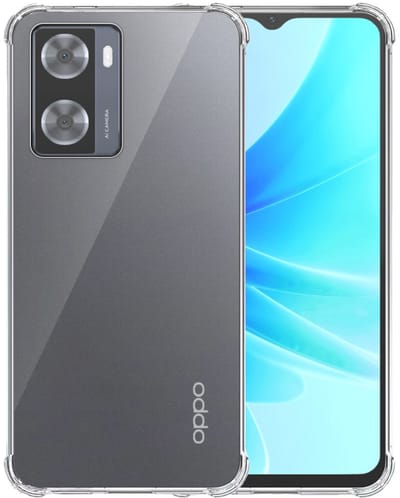 Smartphonica Telefoonhoesje Geschikt voor Oppo A57 / A77 Transparant Schokbestendig - Shockproof TPU SIliconen Backcover Case met Stootrand Doorzichtig geschikt voor Oppo A57;Oppo A77