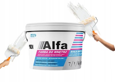 Unicell Alfa Serie - Acrylverf - Wit - 9l - Mat