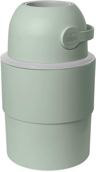 Luieremmer - Afvalbak Luiers - Geurvrij Luiers - Vouwbaar Ruimtebesparend - 35 Luiers - Groen