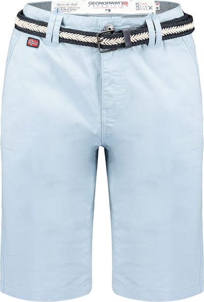 Geographical Norway Chino Bermuda Pablito Sky Blue - L