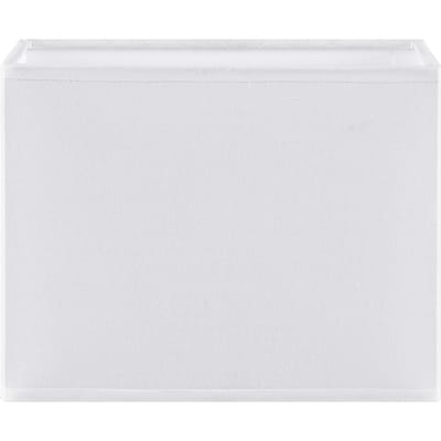 Home Sweet Home Vierkante witte lampenkap – Block - katoen – 15.5(H)x20(W)x20(L)cm – E27 – voor wand, tafel, vloer en hanglamp