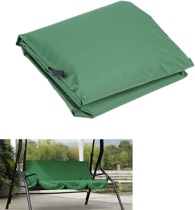 Dailygoods- Schommelkussenhoes Waterdicht - 3-zits Schommelstoel Hoes - Stofdicht - Bescherming voor Alle Weersomstandigheden - 150 x 50 x 10 cm - 190T Polyester Taftstof - Zitkussenhoes