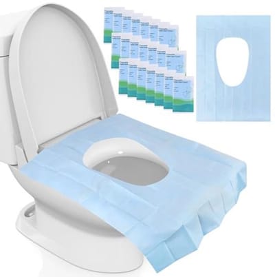 Portable Toilet Seat 30 Stuks - Waterdicht - Antibacterieel - Ideaal voor reizen - SnelShoppen
