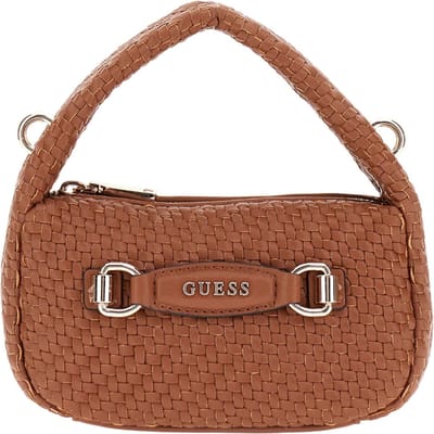 GUESS Schoudertas Handtas Francy Mini Hobo Bag Cognac Bruine