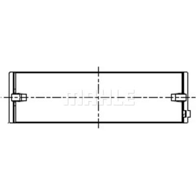 Hoofdlager MAHLE 227 HL 21666 025