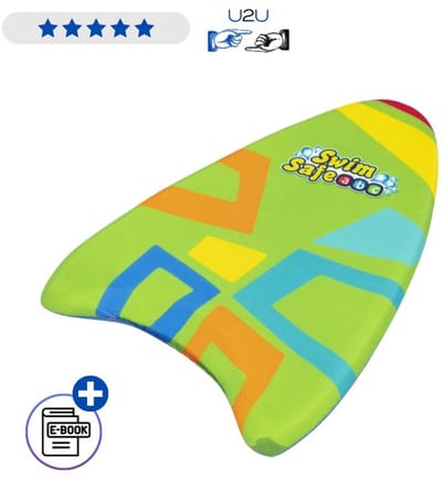 Bestway Zwemplank 32155 Groen - Kickboard Voor Kinderen Van 3 Tot 6 Jaar - Drijfplank Voor Zwemles En Waterpret - Lichtgewicht Foam Zwemboard 42x32 cm Speelgoed 3 jaar Met Ebook