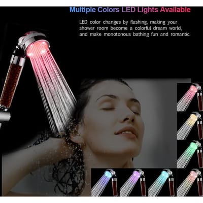 LED Handdouche LED Douchekop Ioniserend Filter Meerdere Kleuren Automatisch Kleurwisselend Multiple Colors LED