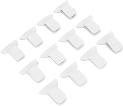 Allecto - Dekbedsluitingen - Dekenbevestigingsmiddelen - Voorkomt beweging - 12 Stuks - Gewatteerde clips - Geschikt voor beddengoed - 10 x 8 x 3 cm