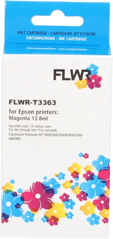 FLWR - Cartridges / Epson 33XL (T3363) / magenta / Geschikt voor Epson