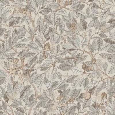 Boråstapeter Vliesbehang 8140 - Fairyland - Botanisch Wit - 53cm x 10.05m