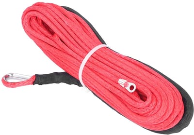 Cosensi- Lierkabel Synthetisch Touw 6500Lbs - 4,8 Mm x 15 M - Synthetische Vezels - ATV/UTV - Aanhangwagens - Roest- en Weerbestendig - Lierlijn