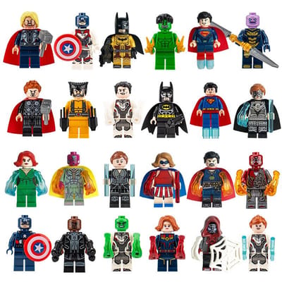Bouwstenen, humanoïde poppen, speelgoed, miniatuurfiguren, kinderspeelgoed, Figures Assemble Speelgoed Creeper voor Kinderen Educatief Speelgoed