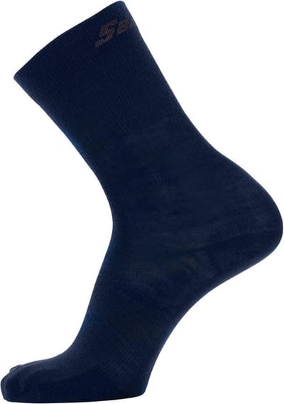 Santini Fietssokken winter Blauw Unisex - Wool High Profile Wool Socks Nautica Blue - XS/S 36-38