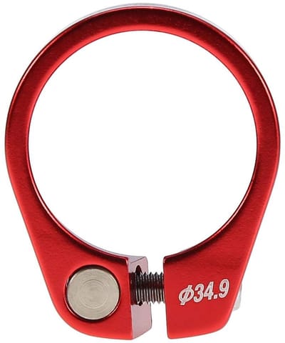 Dailygoods- Fietszadelpenklem 34,9 mm - Snelsluiting - QR-zadelklem - Buisklem - Fietsaccessoire - Geschikt voor racefiets/mountainbike