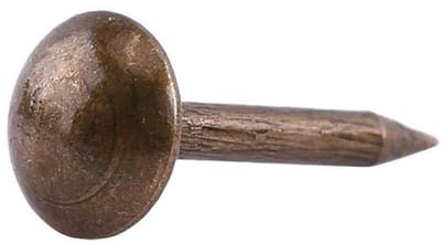 Bekleding Nagels 100 Stuks - Vintage Metalen Tag - Decoratieve Tack Studs - Meubelaccessoires - Stevig Ijzermateriaal - Diverse Grootte 11/17 mm - Meubelspijkers