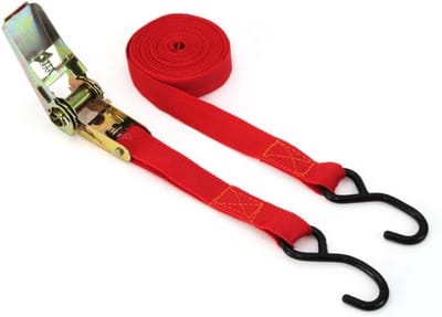 Draagriem met spanband - Spanband set - Veilig Transport - 350 kg Laadvermogen - 5 meter - Zwart