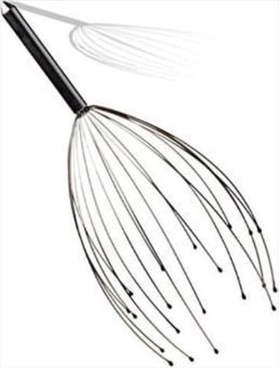 ***De Zwarte Hoofdmassage Spin - Hoofdspin Massage - Hoofdmassage voor een Ontspannen Geest - van Heble® ***