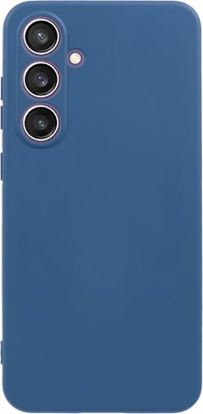 Coverup Hoesje - Geschikt voor Samsung Galaxy S24 FE Hoesje - Coverup Colour TPU Back Cover - Metallic Blue