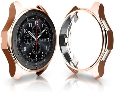 KELERINO. Bescherm hoesje geschikt voor Samsung Galaxy 46 mm / Gear S3 - Rosegoud