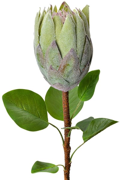 Clayre & Eef Kunstbloem - Zijden 65 cm Groen Kunststof Kunstbloemen