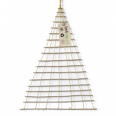 be4nature Houten kerstboom om op te hangen 100x140 cm – Wanddecoratie, Adventskalender, Kerstdecoratie