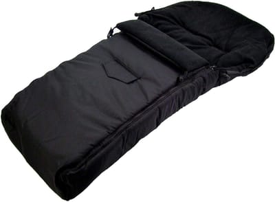 Wintervoetenzak - Kinderwagen zak - Baby warm houden - Waterafstotend fleece - 108 cm - Zwart