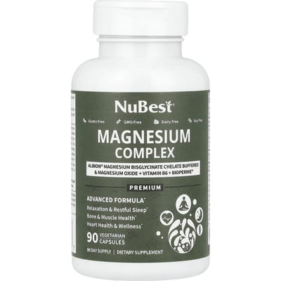 Magnesiumcomplex, 90 vegetarische capsules