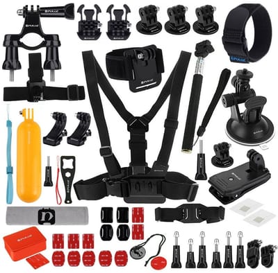 Puluz Accessories Ultimate Combo Kits for sports cameras PKT16 53 in 1