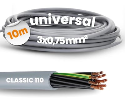Ölflex Classic 110 PVC Besturingsleiding 3 x 0,75 mm² - Stuurkabel voor Elektrische Installaties