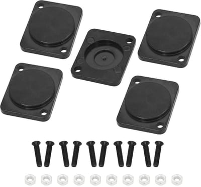 5x D-Type Paneelmontage Blinde Platen voor XLR Chassis Connectoren en Jumperframes