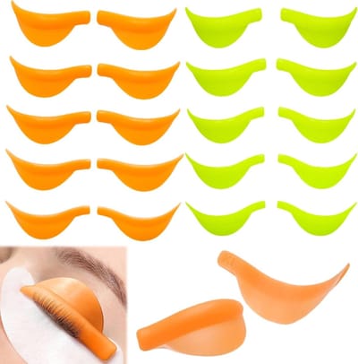 Complete Set voor Wimperlifting - 20-delige Kit met Herbruikbare Siliconen Pads, Wimperkruller en Stick in 5 Maten voor Perfecte Wimperpermanent en Lift in Twee Kleuren