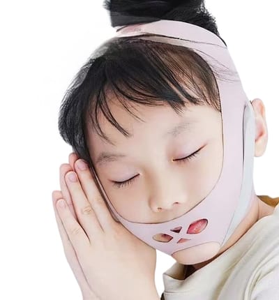 Mond Ademhaling Correctieband – Voorkomt Snurken & Open Mond Slapen, Ondersteunt Adenoïdvergroting en Gezichtsvorming, Voor Kinderen en Volwassenen - Roze - Maat S