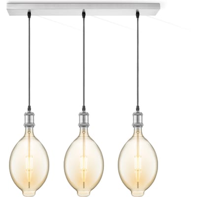 Home sweet home hanglamp Vintage 3L Beam Oval - amber