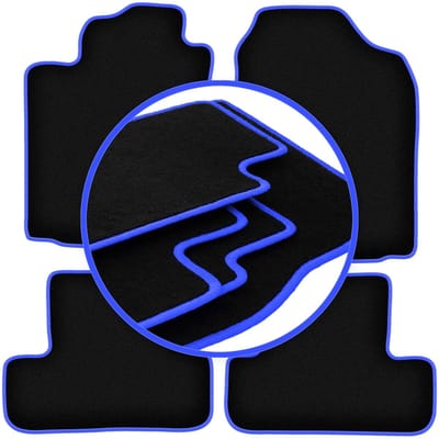 CARLUX-BLUE automatten voor: Toyota Corolla Verso I minivan (2001-2004)