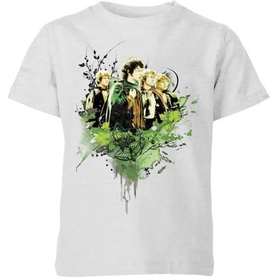 The Lord Of The Rings Hobbits Kids' T-Shirt - Grey - 98/104 (3-4 jaar)