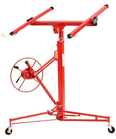 Plaatlift voor Interieurdecoratie - In hoogte verstelbaar, Inklapbaar, Maximaal 68 kg Draagvermogen, Werkhoogte 217-460 cm