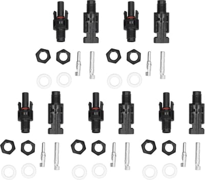 Cosensi - Dailygoods - 5 Sets Zonnetakconnectoren voor Zonnepanelen met UV-bescherming