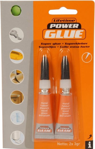 Hobby superlijm tube 3 gram 2 stuks