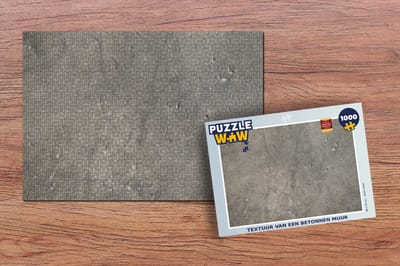 Puzzel Muur - Beton print - Grijs - Legpuzzel - Puzzel 1000 stukjes volwassenen