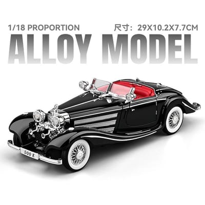 1:18 Grote Maat 500K Ae86 Modelauto Speelgoed Legering Diecast Geluid Licht Pull Back Simulatie Voertuigmodellen Verzameling Cadeaus Voor Jongens