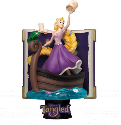 Beast Kingdom - Disney - Diorama-078 - Verhalenboekenserie - Rapunzel - 15cm